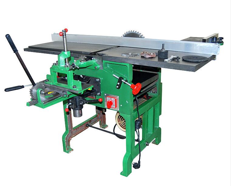 Woodworking Thicknesser - Multifunctional Woodworking Machine Electric Saw Three-In-One