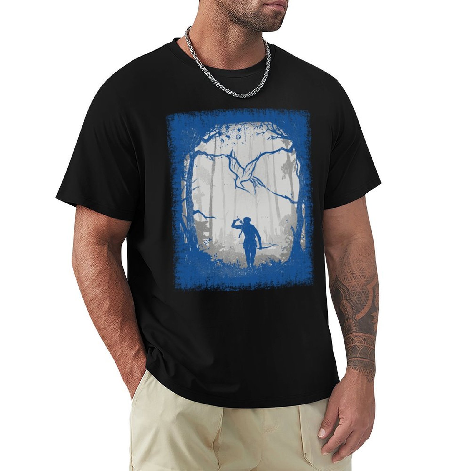 Woodworking Blueprint - Hunger Games Woods - Blue Silver