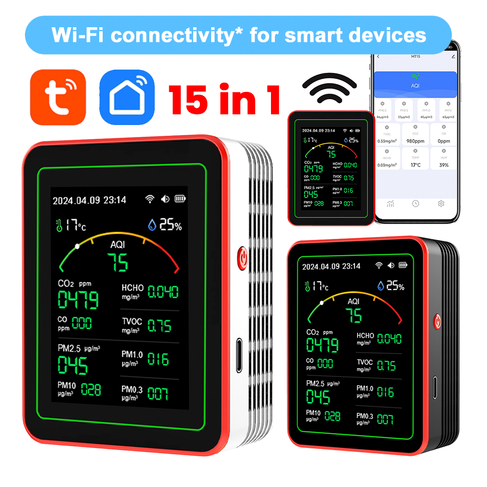 Woodworking App - Tuya WiFi 15-in-1 Household CO CO2