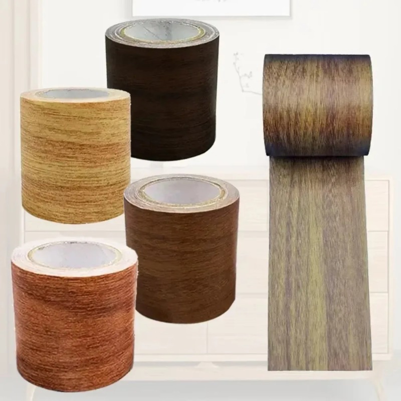 4.5M/Roll Realistic Wood Grain - Xfasten Woodworking Tape ulasan dan harga