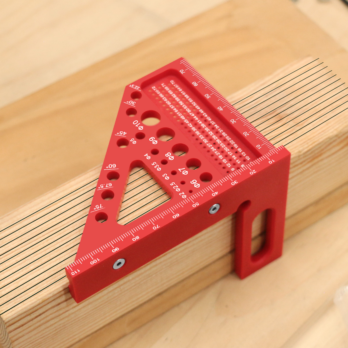 3D Multi-Angle Measuring Ruler - Woodworking For Engineers ulasan dan harga