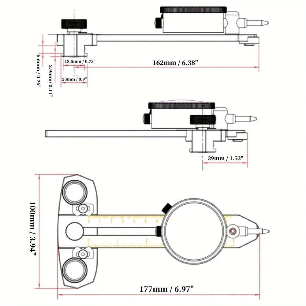 Accurate Table Saw Blade Align - Woodworking Kickback ulasan dan harga