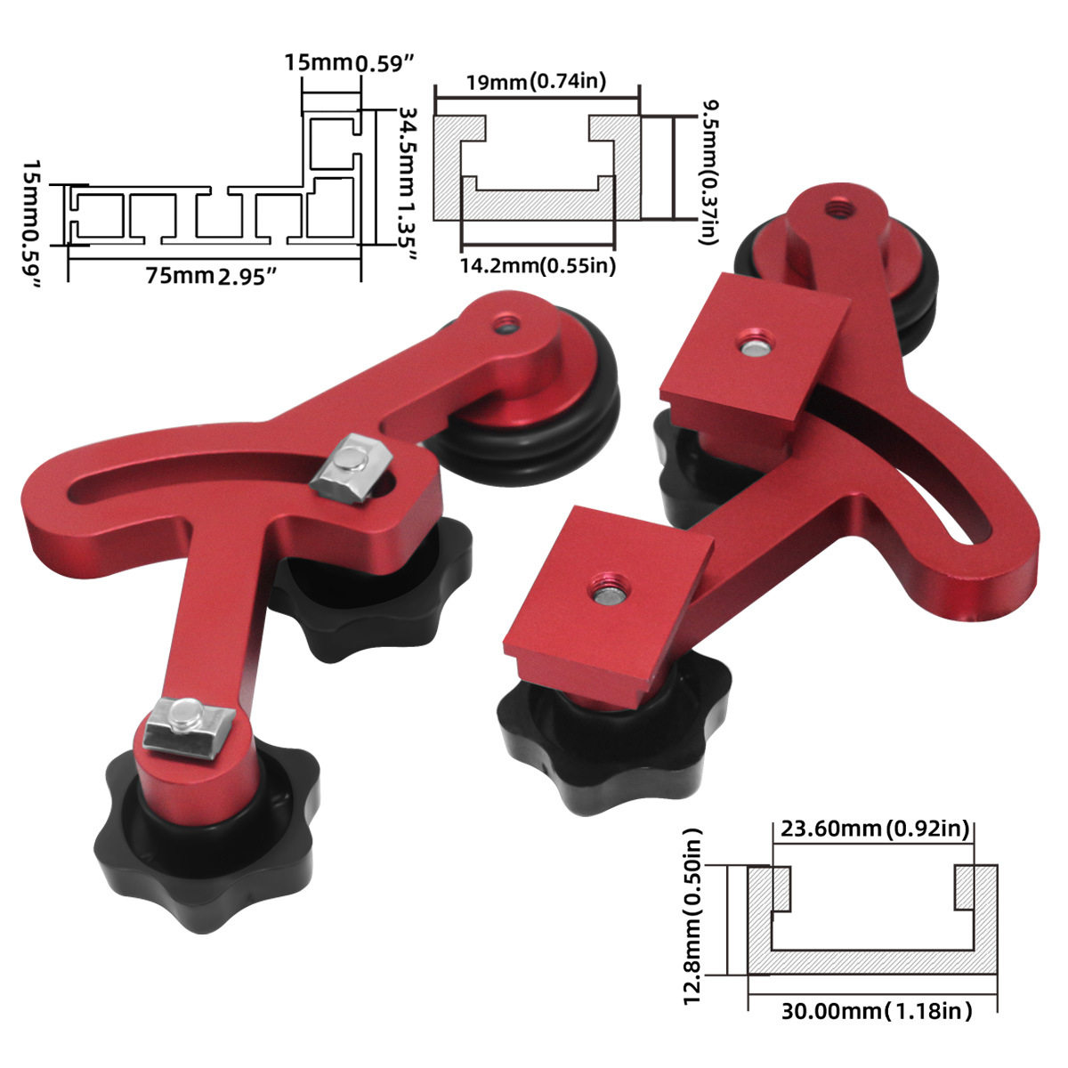 Upgraded Feather Board Anti Ki - Woodworking Kickback ulasan dan harga