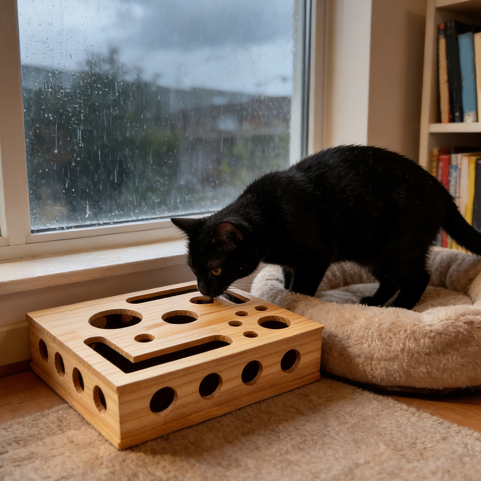 Cat Nail File Enrichment Box W - Woodworking Magazine ulasan dan harga