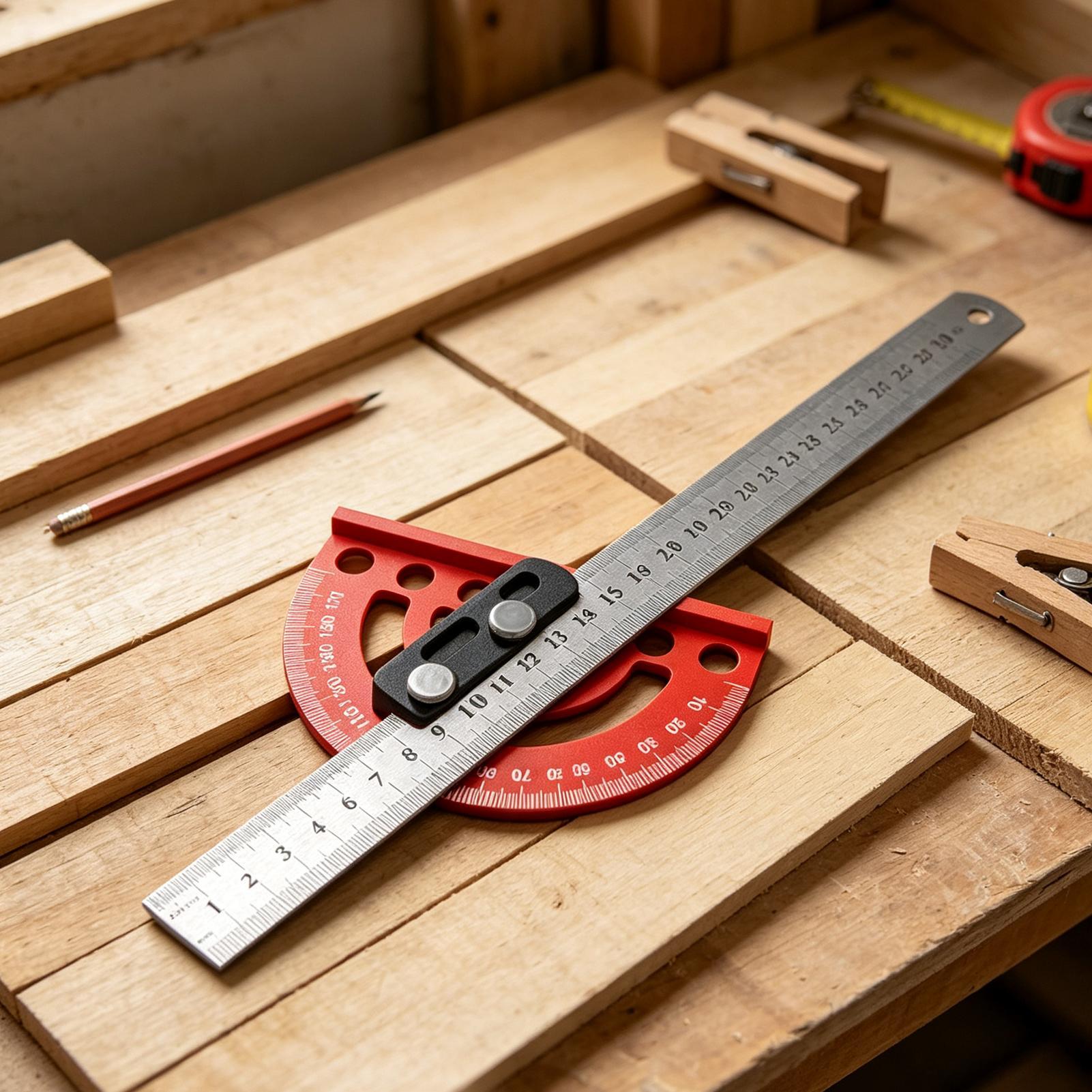Angle Ruler Precision 0-180 De - Woodworking For Engineers ulasan dan harga