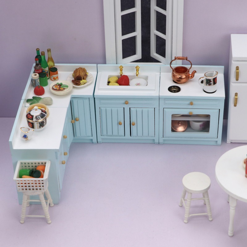 1:12 BJD DOLLHOUSE Mini Kitche - Woodworking Blueprint ulasan dan harga