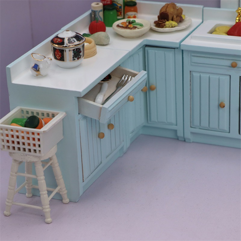 1:12 BJD DOLLHOUSE Mini Kitche - Woodworking Blueprint ulasan dan harga
