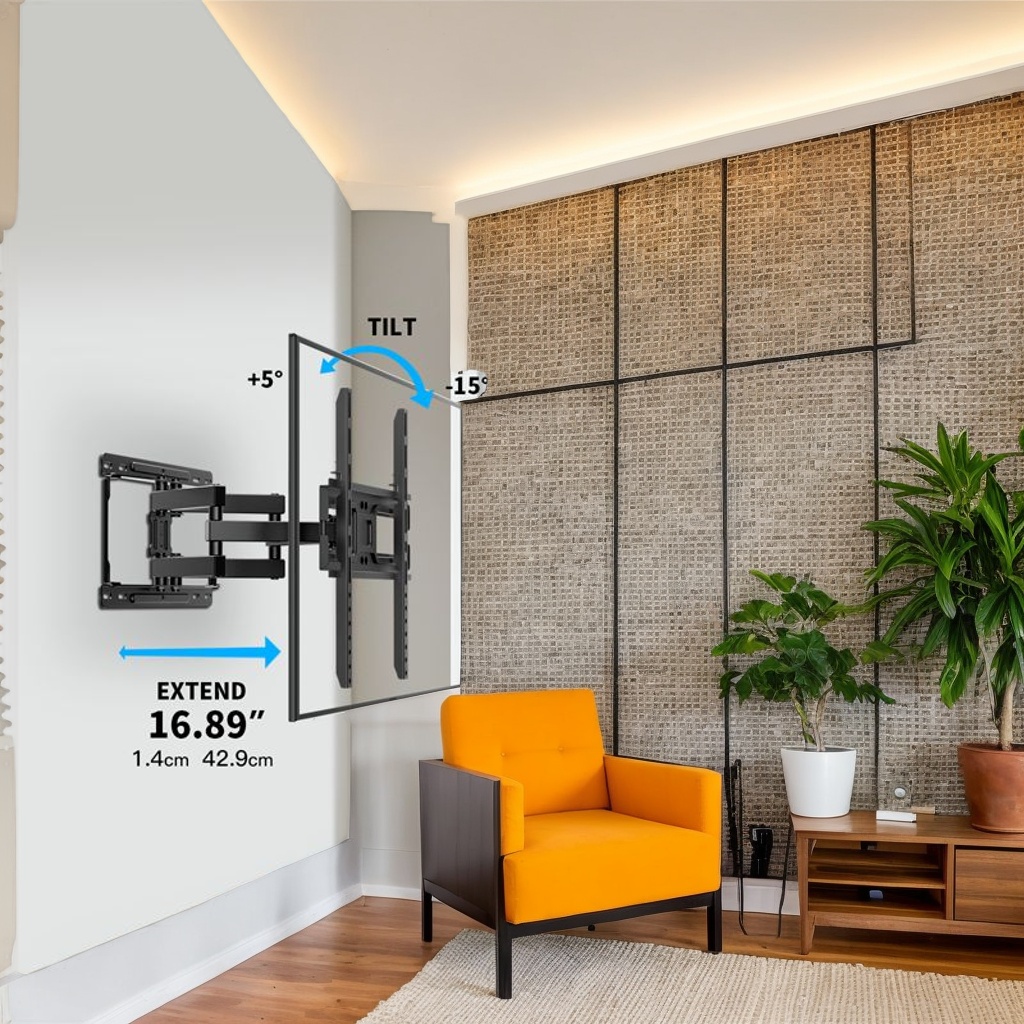 Full Motion TV Wall Mount for  - Woodworking Tv ulasan dan harga