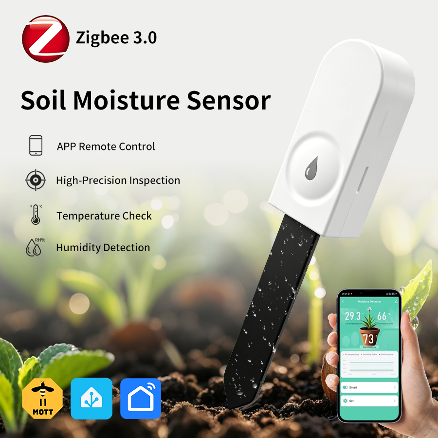 Tuya Zigbee3.0 Soil Moisture S - Woodworking App ulasan dan harga