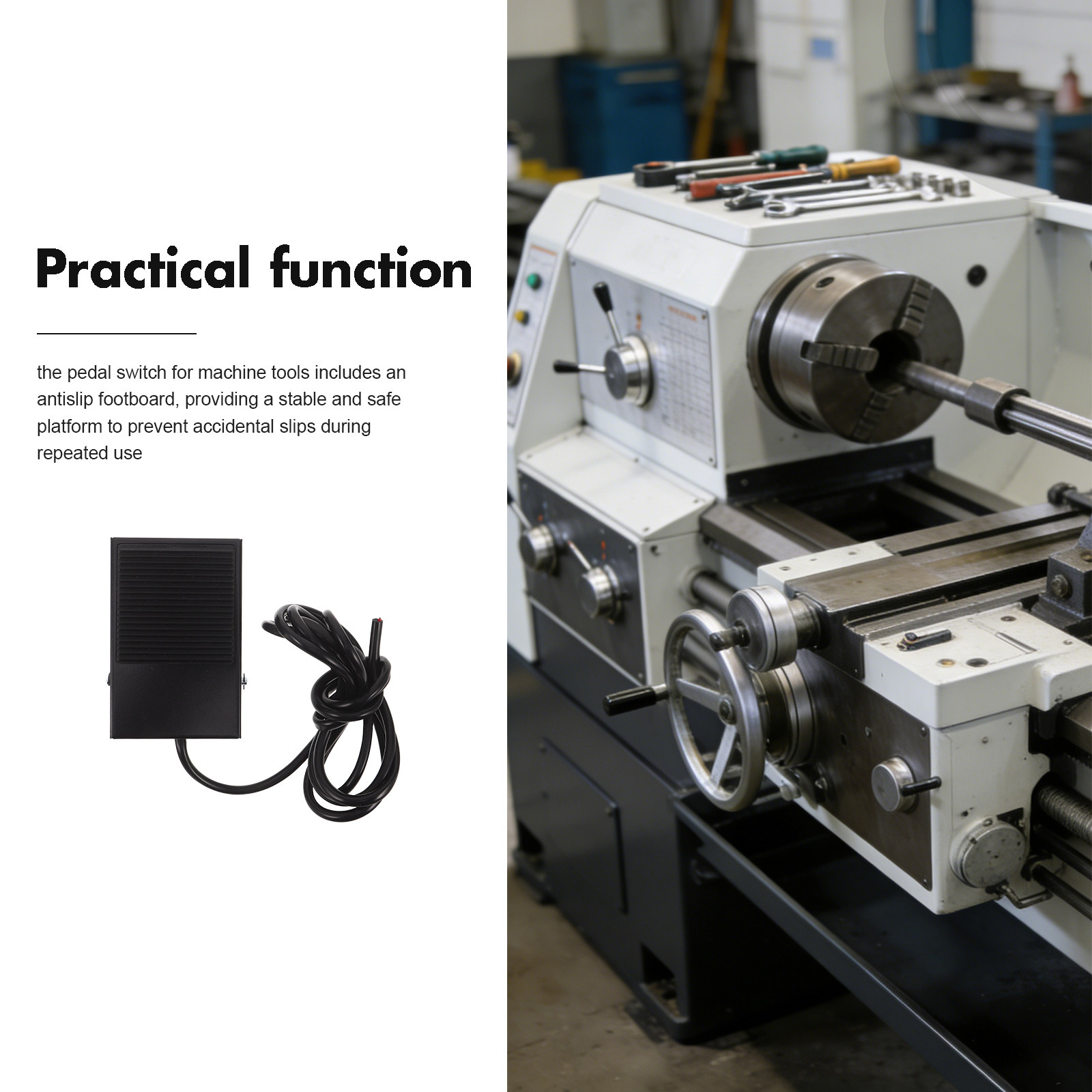 Momentary Foot Pedal Switch fo - Woodworking Tools ulasan dan harga
