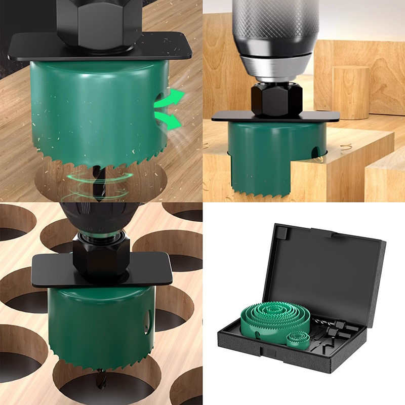 19/8/5PCS 19-127mm Hole Saw Cu - Woodworking Cutting Tools ulasan dan harga