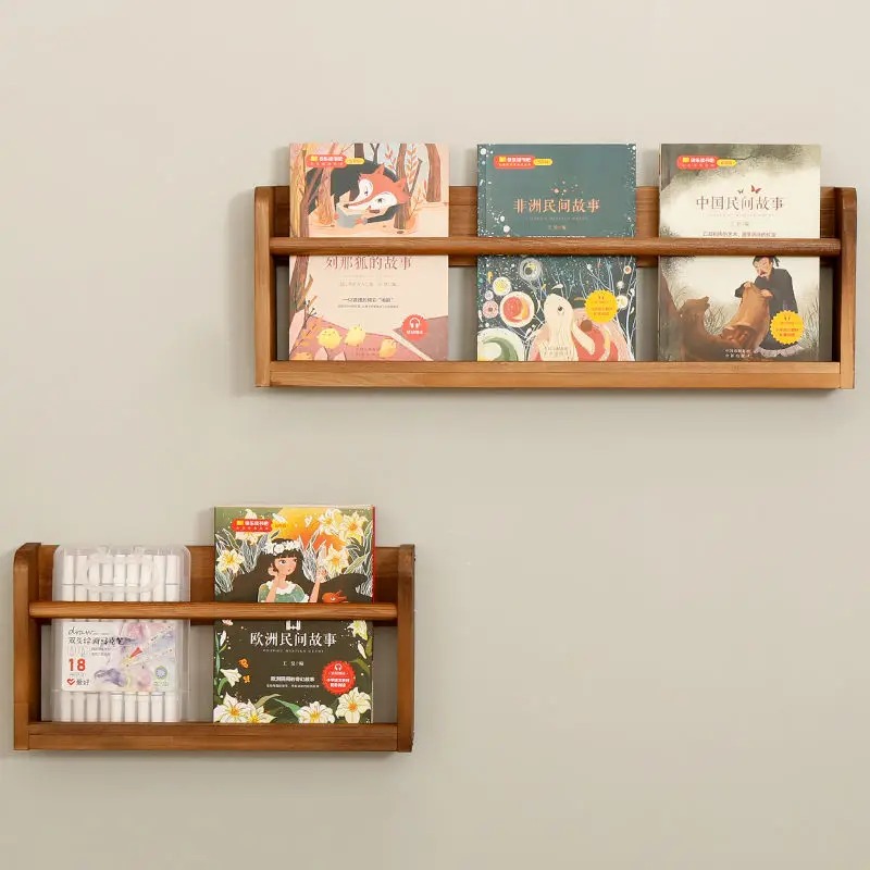 Solid Wood Wall Mounted Magazi - Woodworking Magazine ulasan dan harga