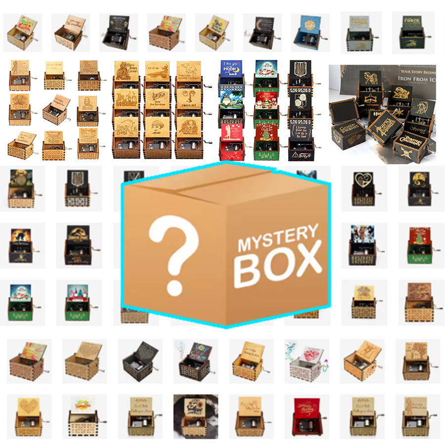 Music Boxes White Blue Black W - Woodworking Blueprint ulasan dan harga