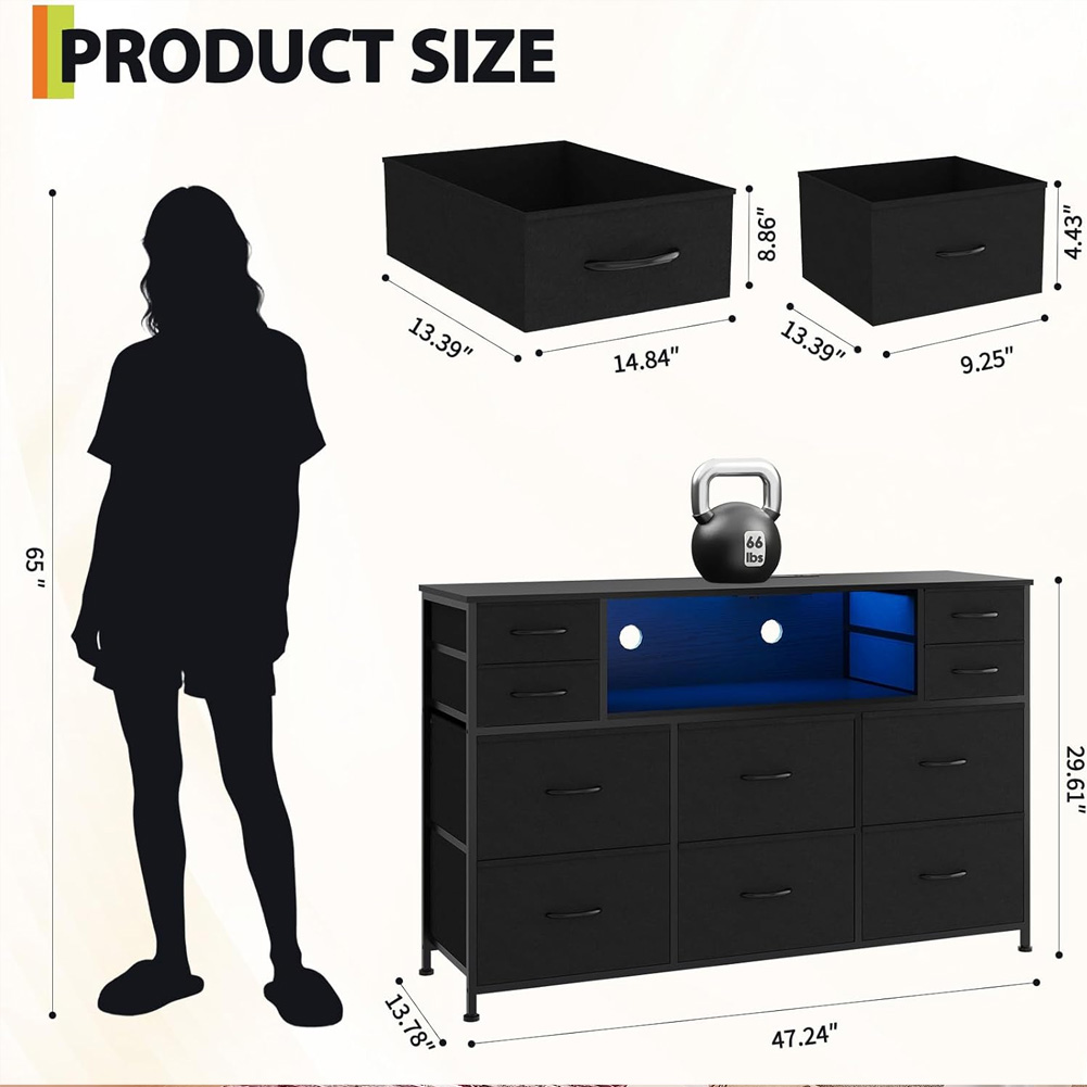 10 Fabric Drawers Dresser, TV  - Woodworking Tv ulasan dan harga