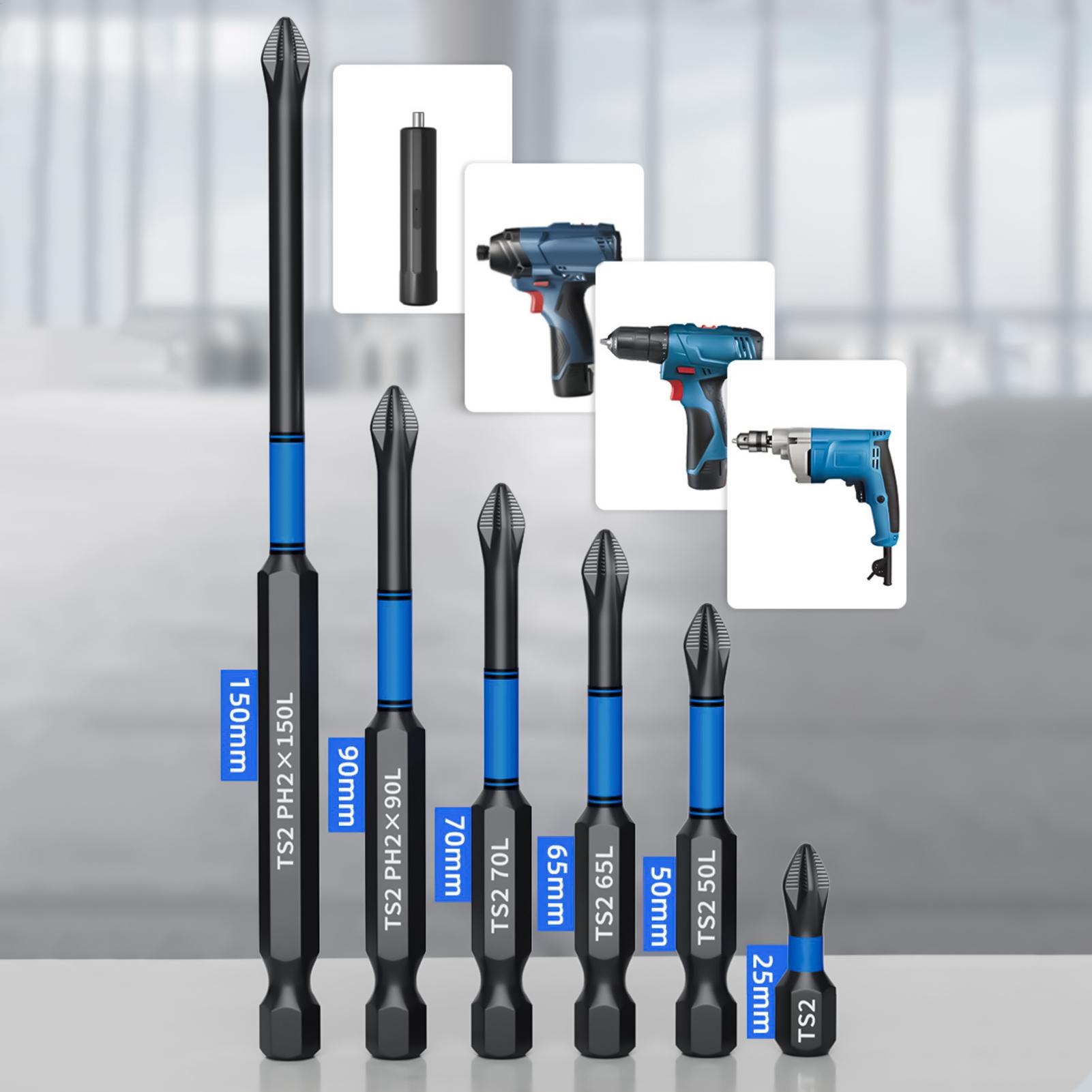 Drill Screwdriver Bit Set 6-Pi - Woodworking Tools ulasan dan harga