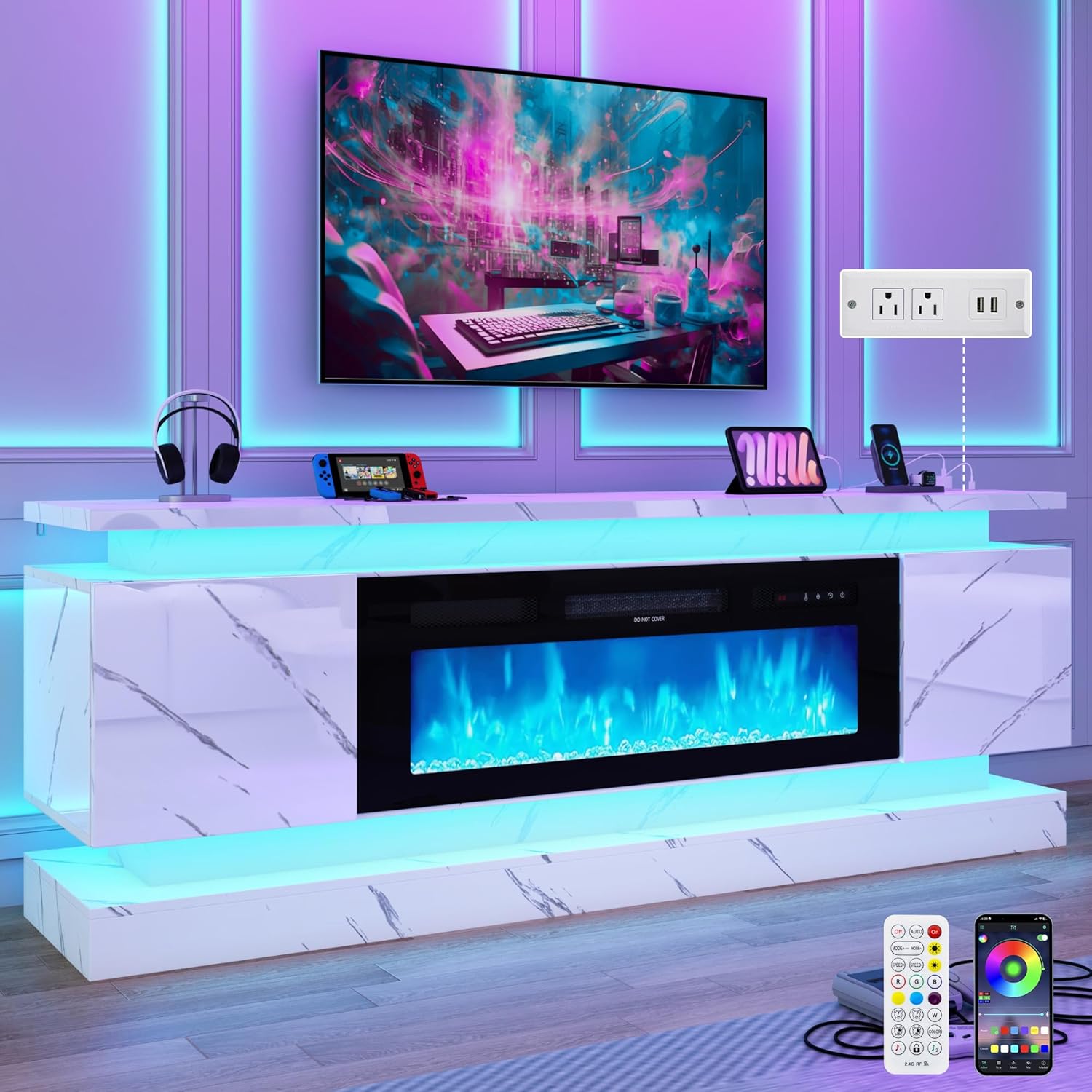 71IN LED TV Stands w/40 inch F - Woodworking Tv ulasan dan harga
