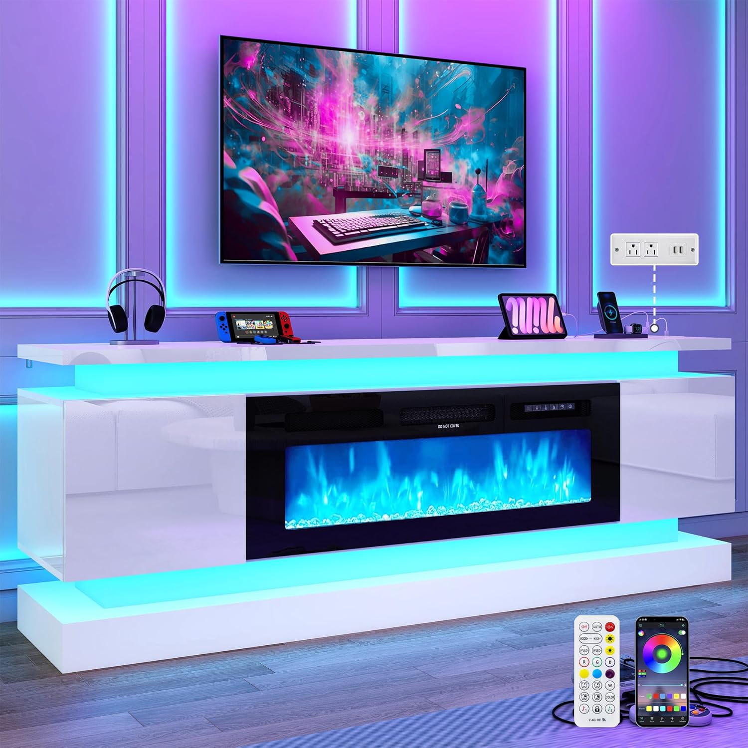 71IN LED TV Stands w/40 inch F - Woodworking Tv ulasan dan harga