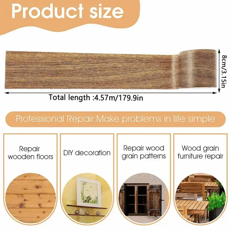 Real Wood Grain Repair Adhesiv - Xfasten Woodworking Tape ulasan dan harga