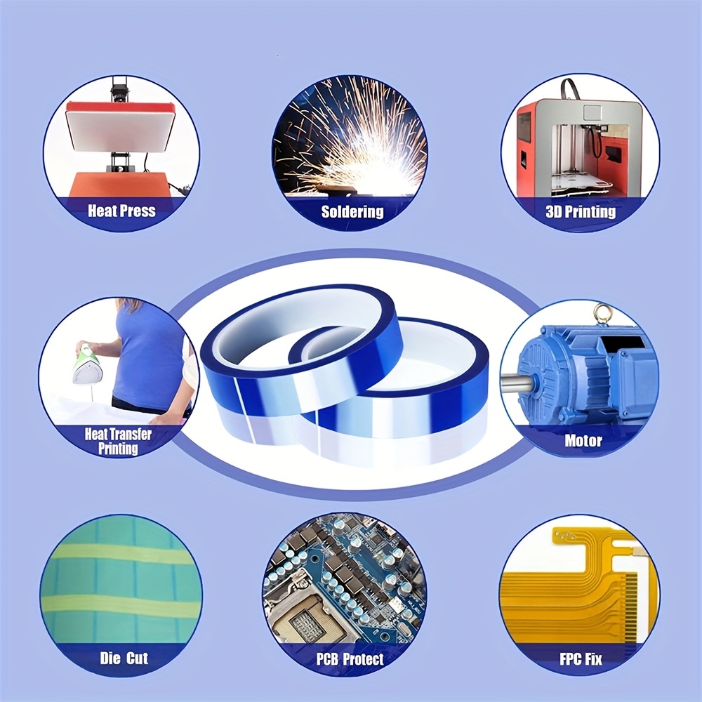 2 Roll Blue Heat Tape, High Te - Woodworking Blueprint ulasan dan harga