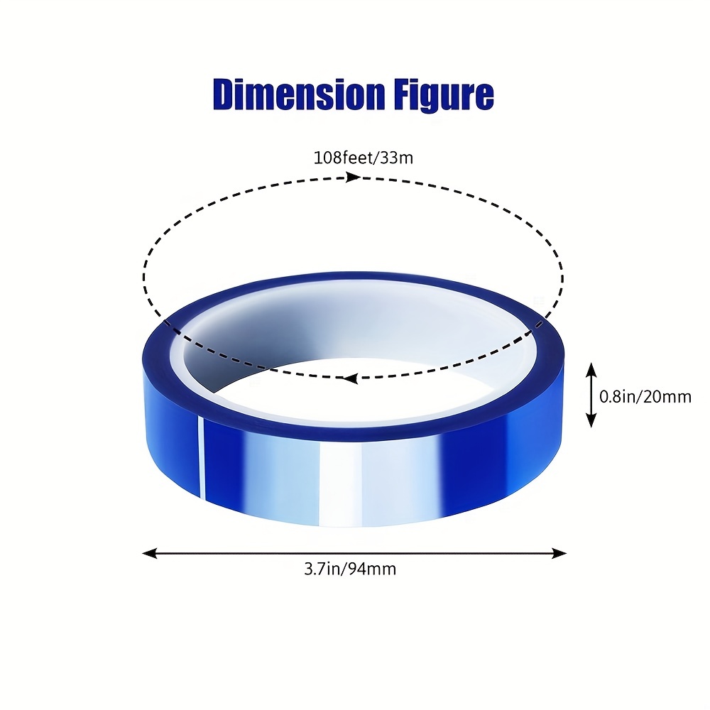 2 Roll Blue Heat Tape, High Te - Woodworking Blueprint ulasan dan harga
