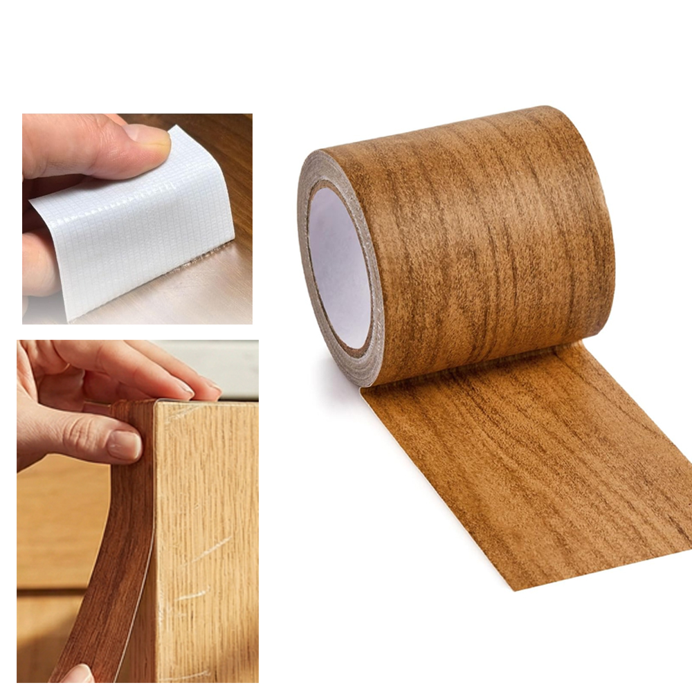 1Roll Self Adhesive Wood Grain - Xfasten Woodworking Tape ulasan dan harga