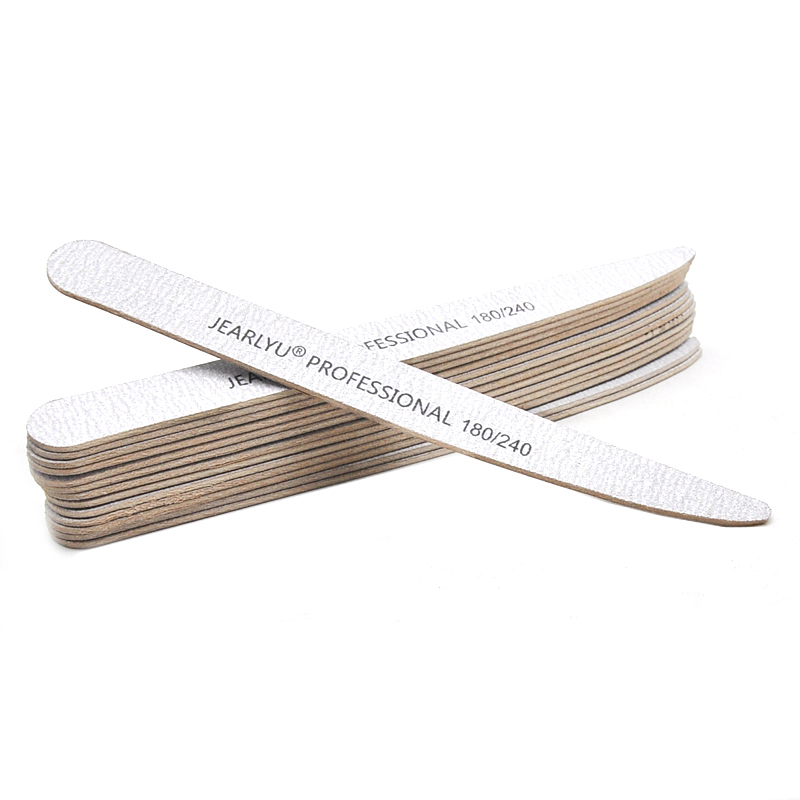 50pcs Lancet Wooden Nail Files - Woodworking File ulasan dan harga