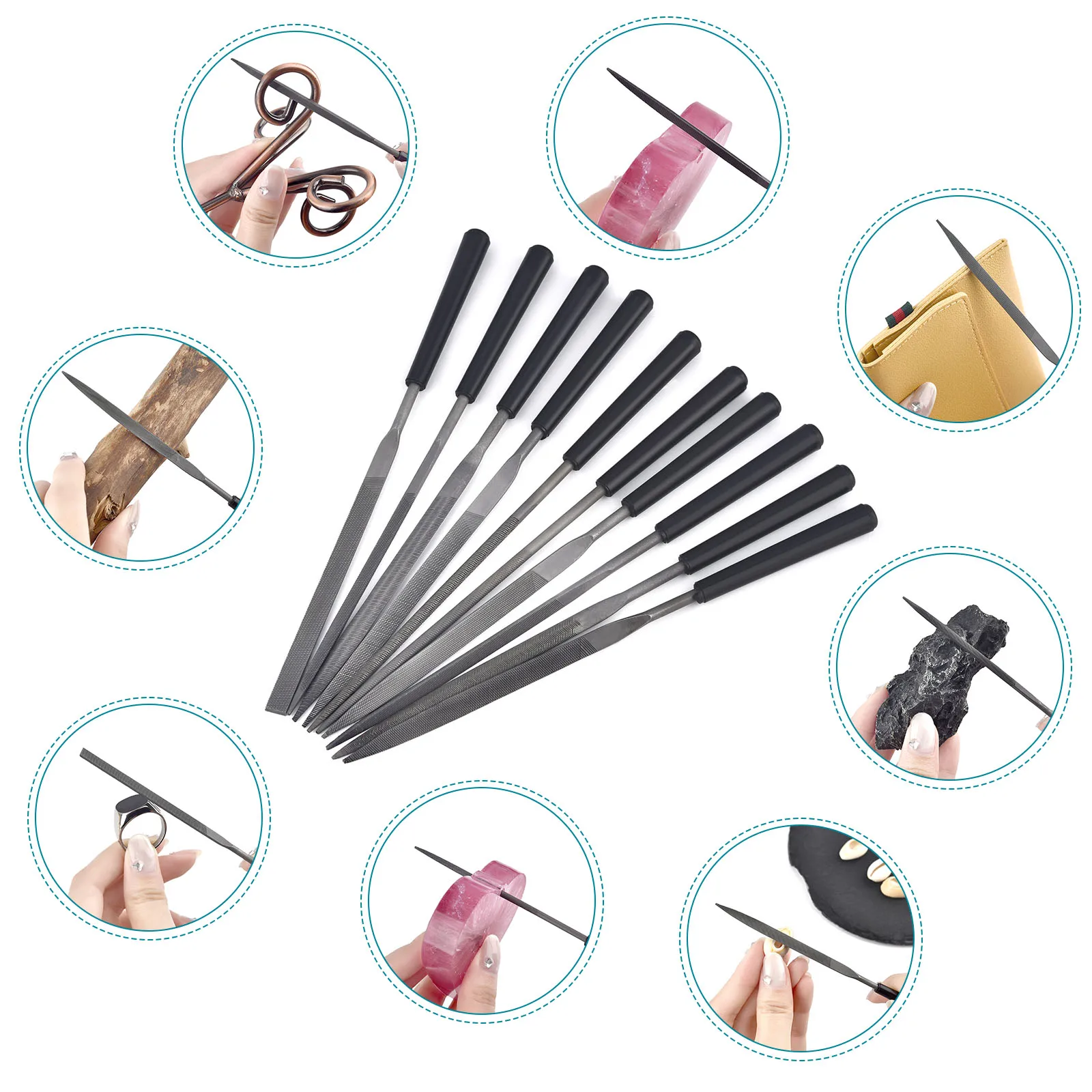 3/5/10pcs Needle File Set Meta - Woodworking File ulasan dan harga