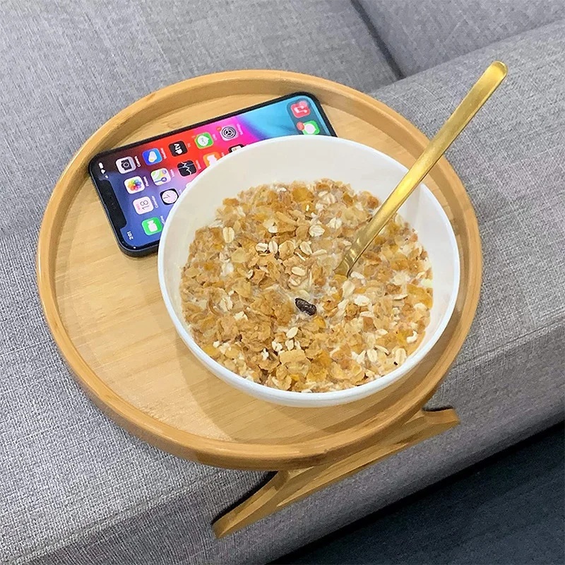 Clip-On Natural Wood Sofa Armr - Woodworking Tv ulasan dan harga