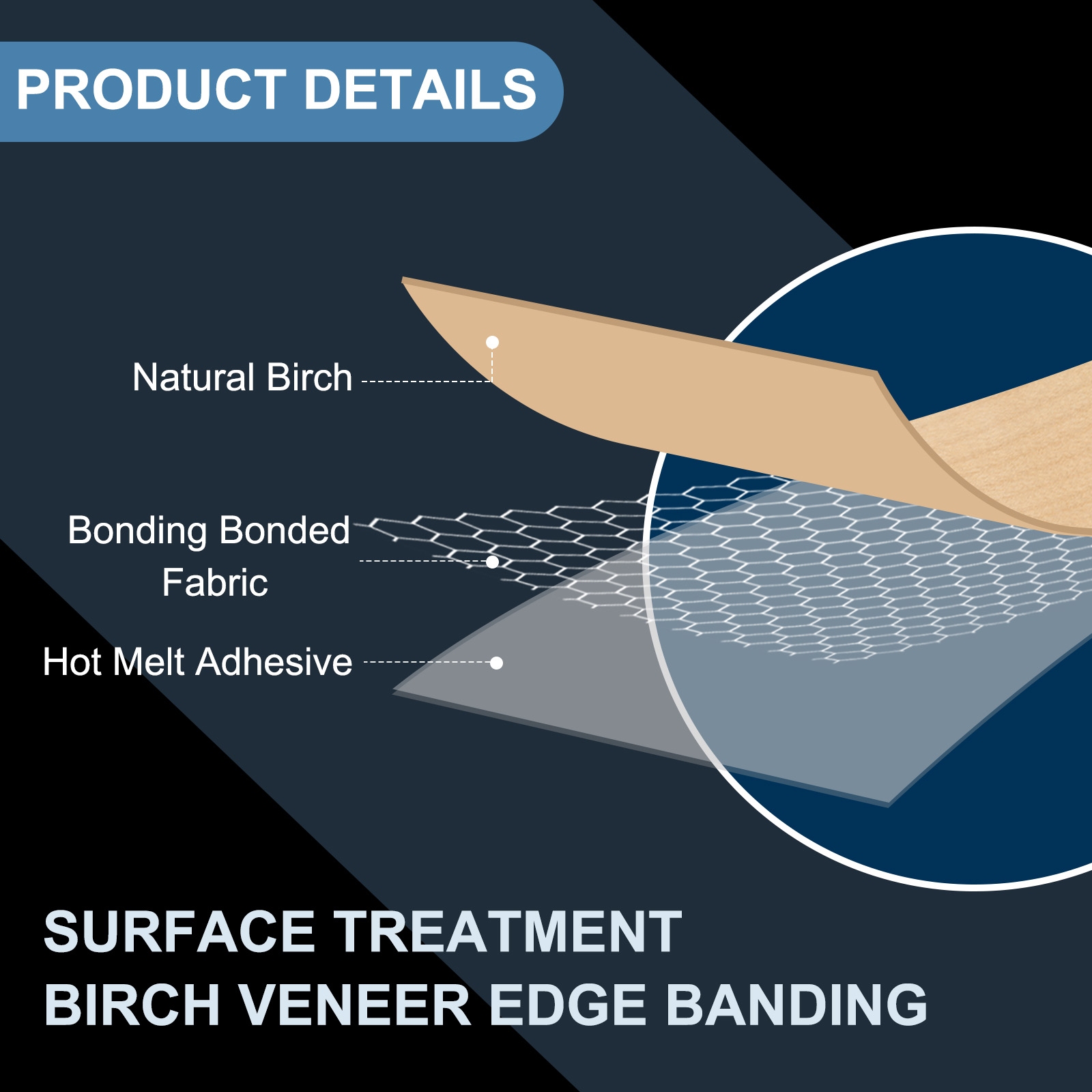 Birch Edge Banding 7.62m/15m W - Xfasten Woodworking Tape ulasan dan harga