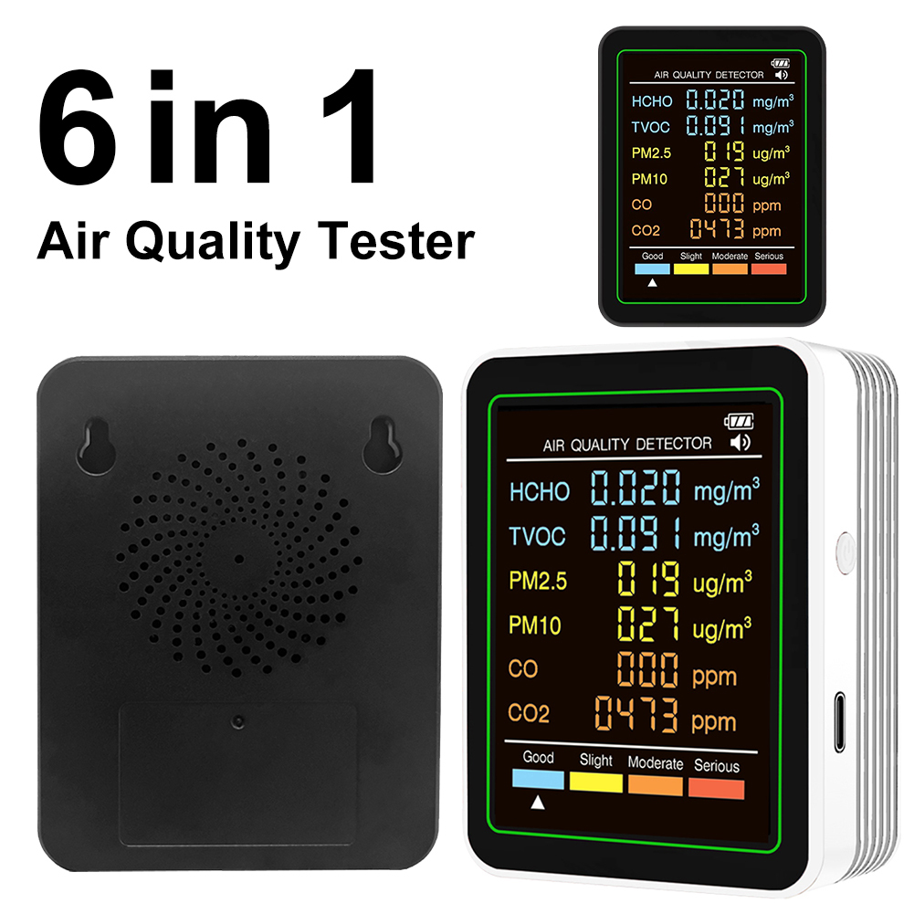 6in1 Air Quality Detector Test - Woodworking App ulasan dan harga