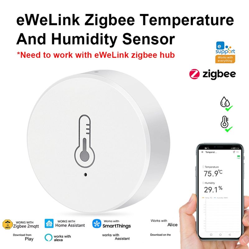 AEE6-Zigbee Temperature And Hu - Woodworking App ulasan dan harga