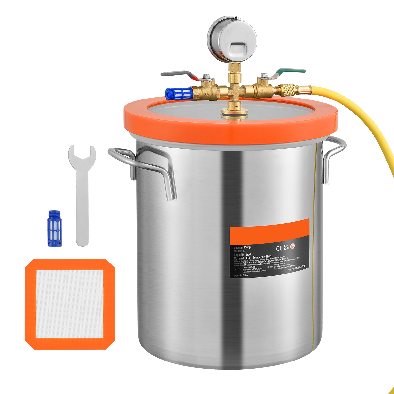 SucceBuy 3/5 Gal Upgraded Temp - Woodworking Vacuum Press ulasan dan harga